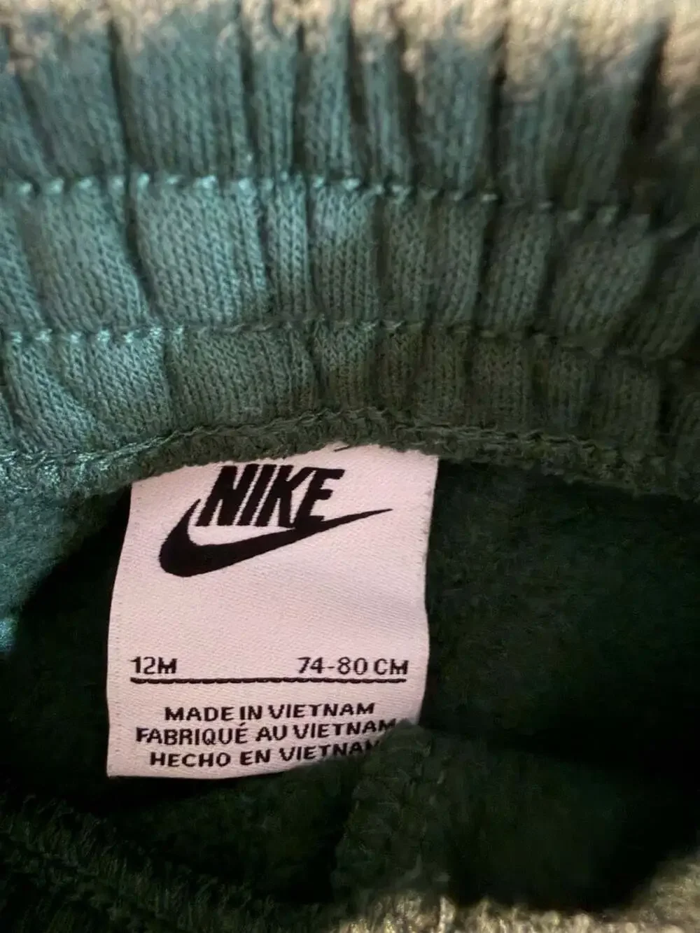 Nike 1972 Green Fleece Hoodie and Jogger Set Size 12M